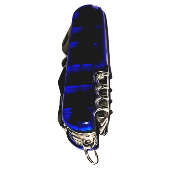 Knife, Multi Tool - 14 Function Tools in One, Army Knife Blue, New in Box - Picture 3 of 7